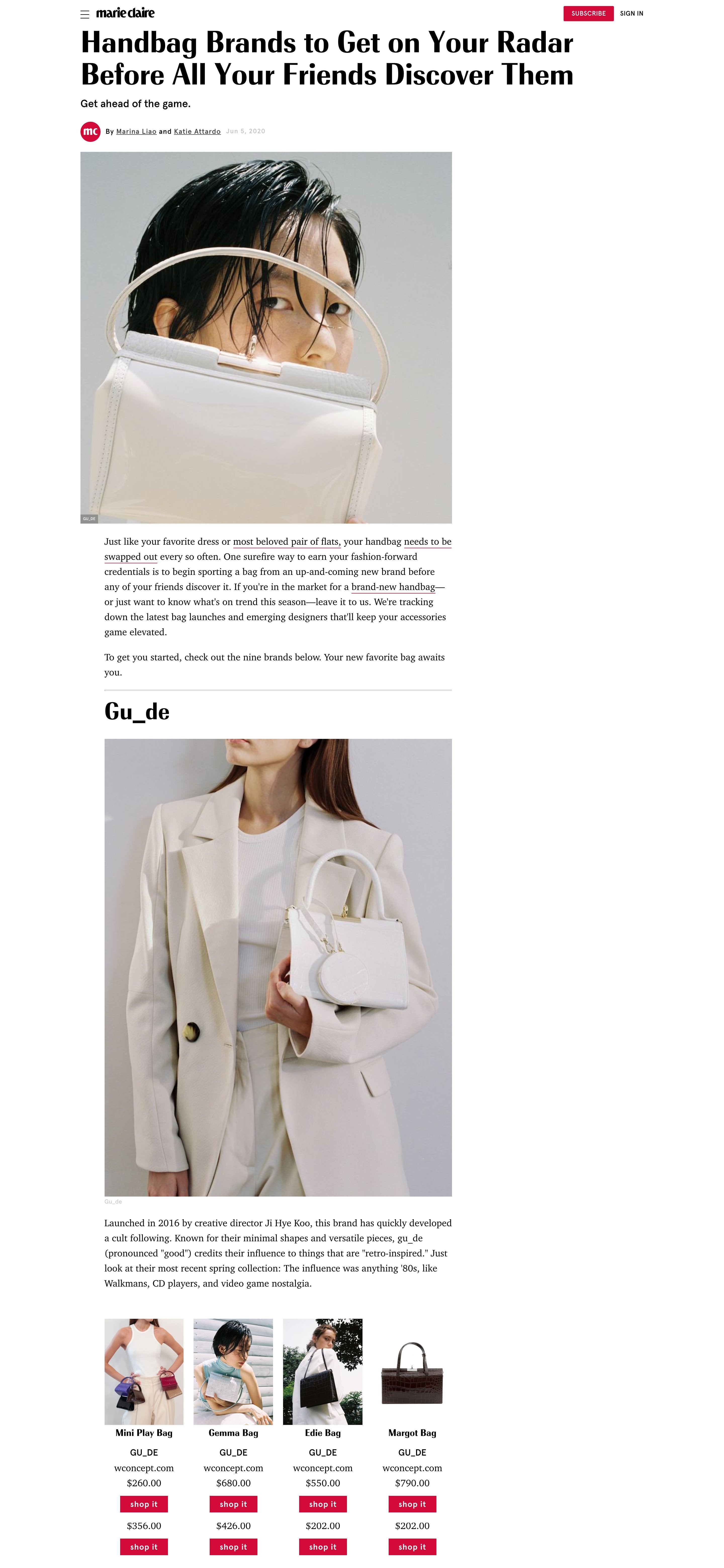 Marie Claire US Online June 2020 - gu_de