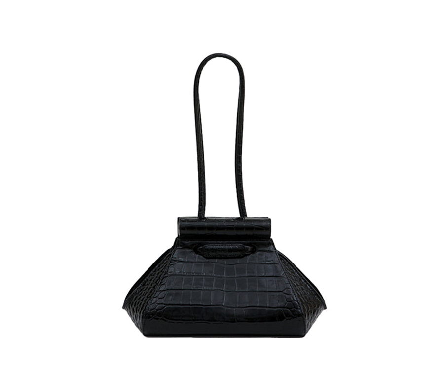 GU_DE（グッド）正規品/送料関税込み Song Yi Bag-Black (Croc) Song Yi