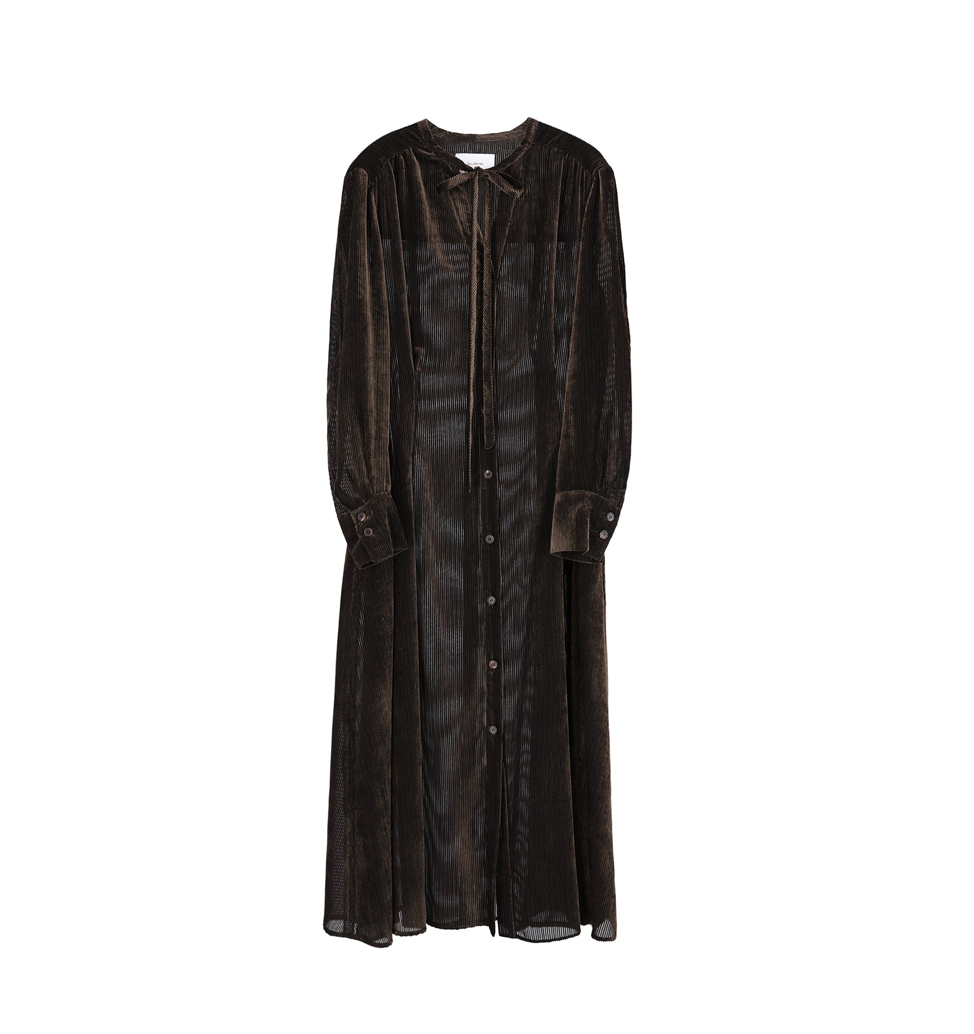 Leanna Shirt Dress - Umber (Stripe)
