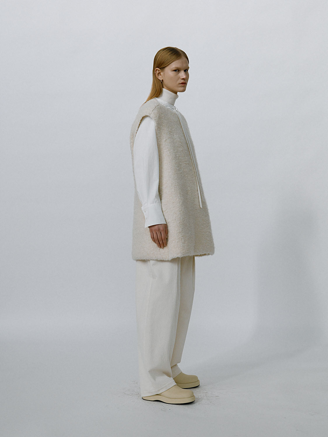 Cana Knit Vest - Coconut Milk