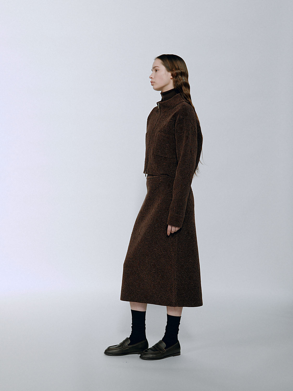 Gana Knit Jacket - Umber