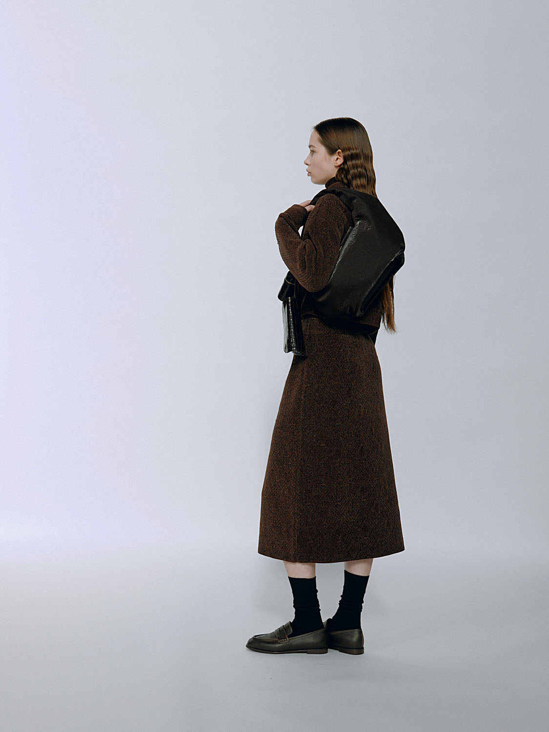 Tiana Knit Skirt - Umber