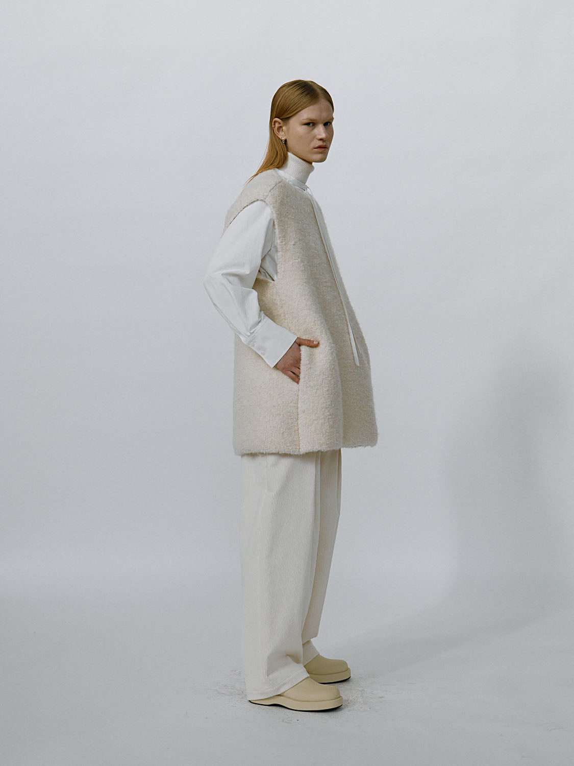 Cana Knit Vest - Coconut Milk