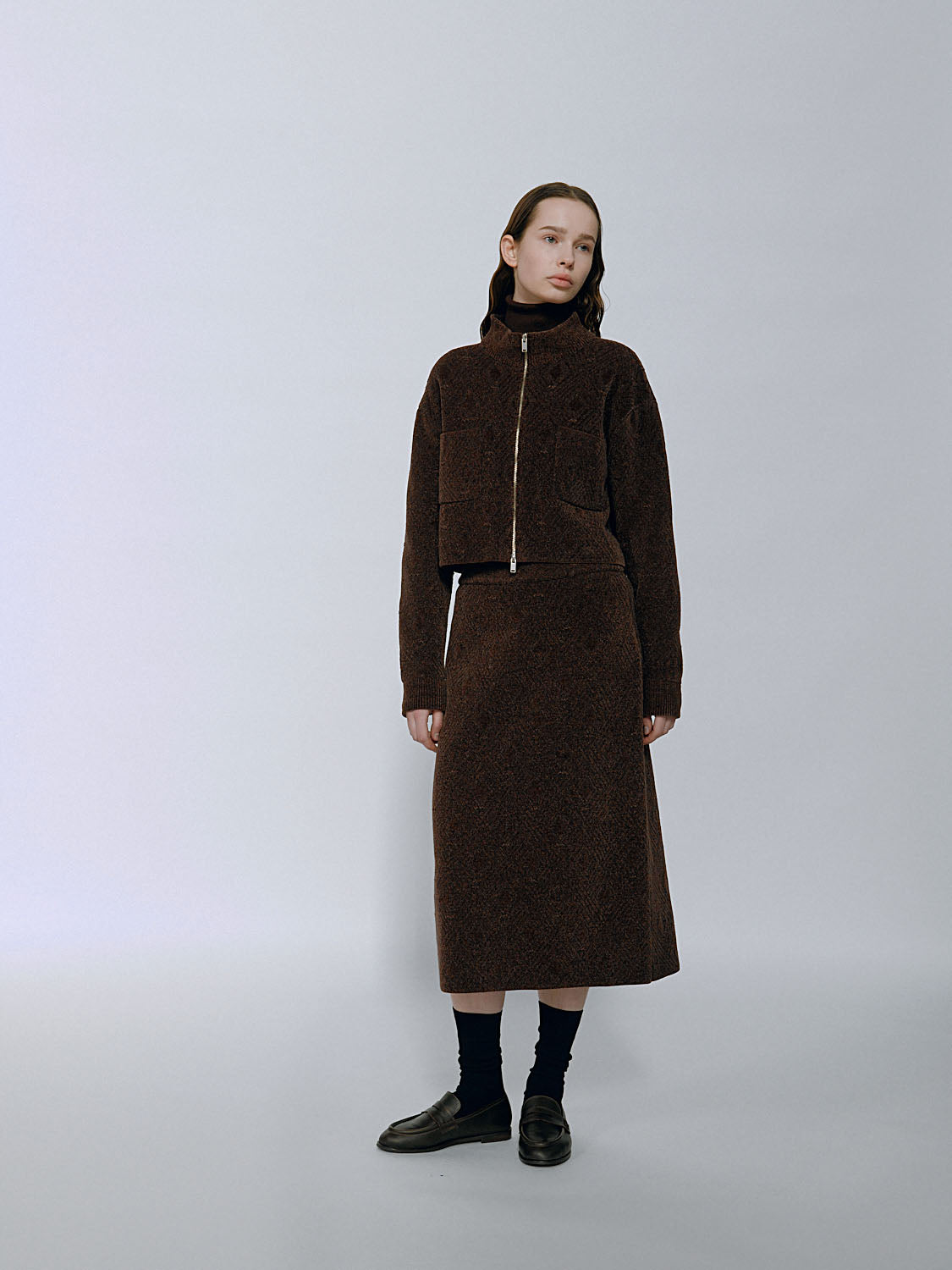 Tiana Knit Skirt - Umber
