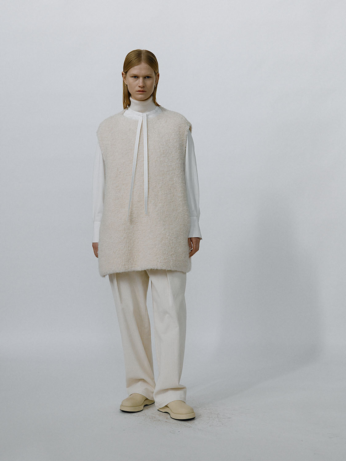 Cana Knit Vest - Coconut Milk