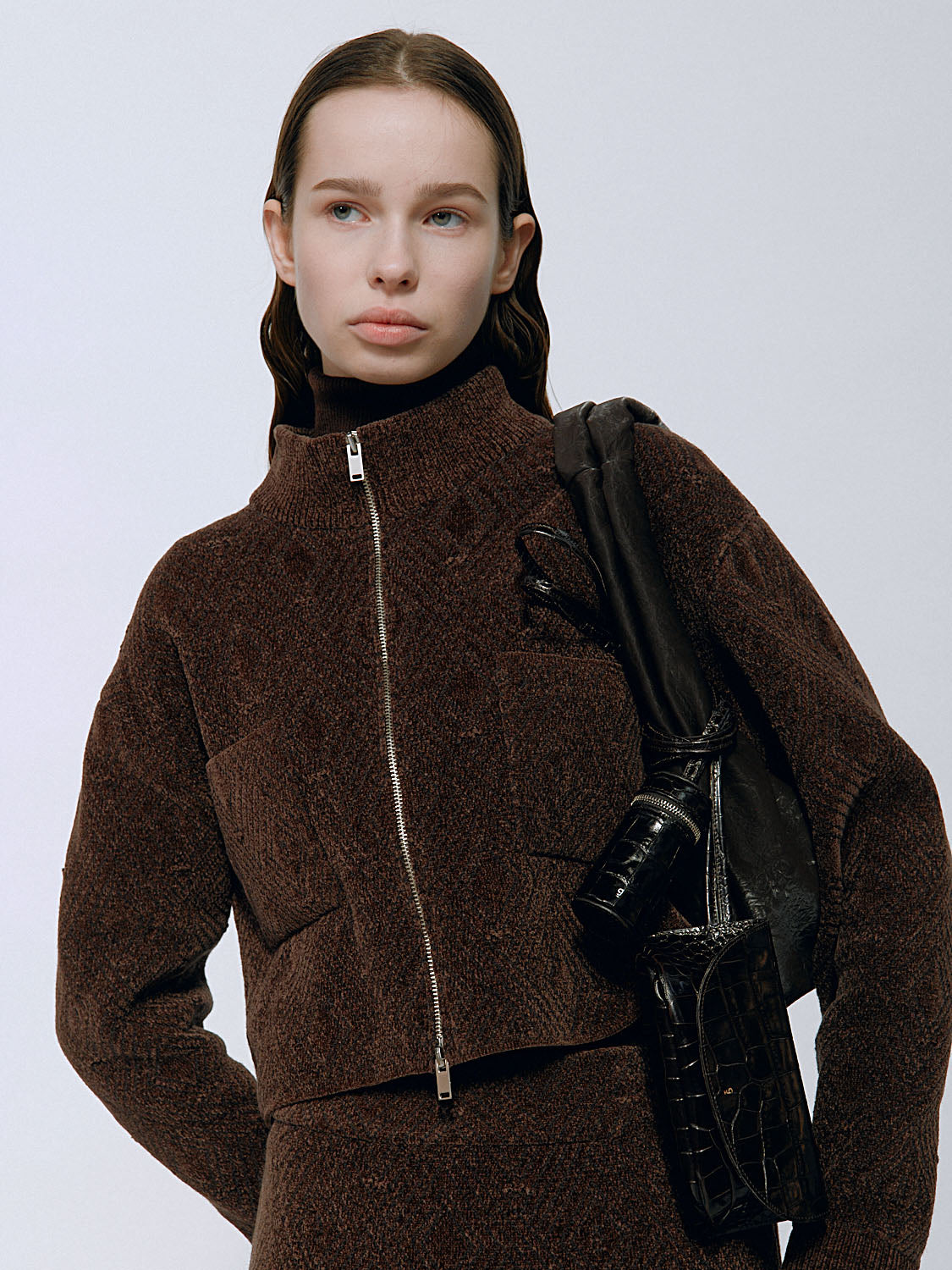 Gana Knit Jacket - Umber