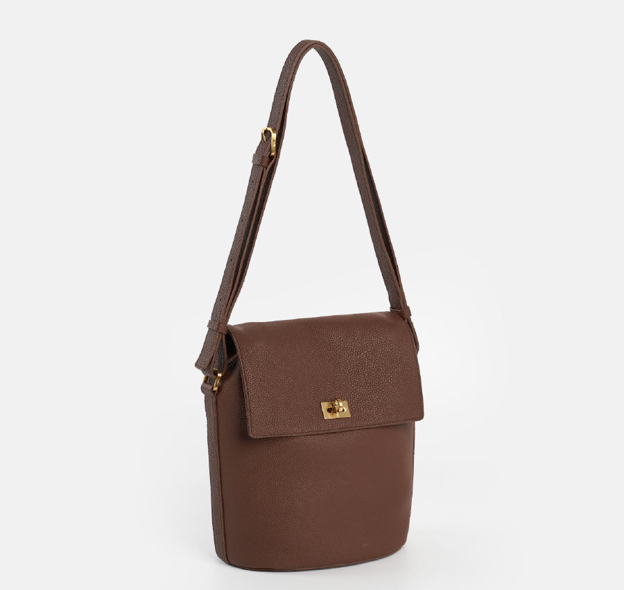 Borsa Journey S - Castagna (camoscio)