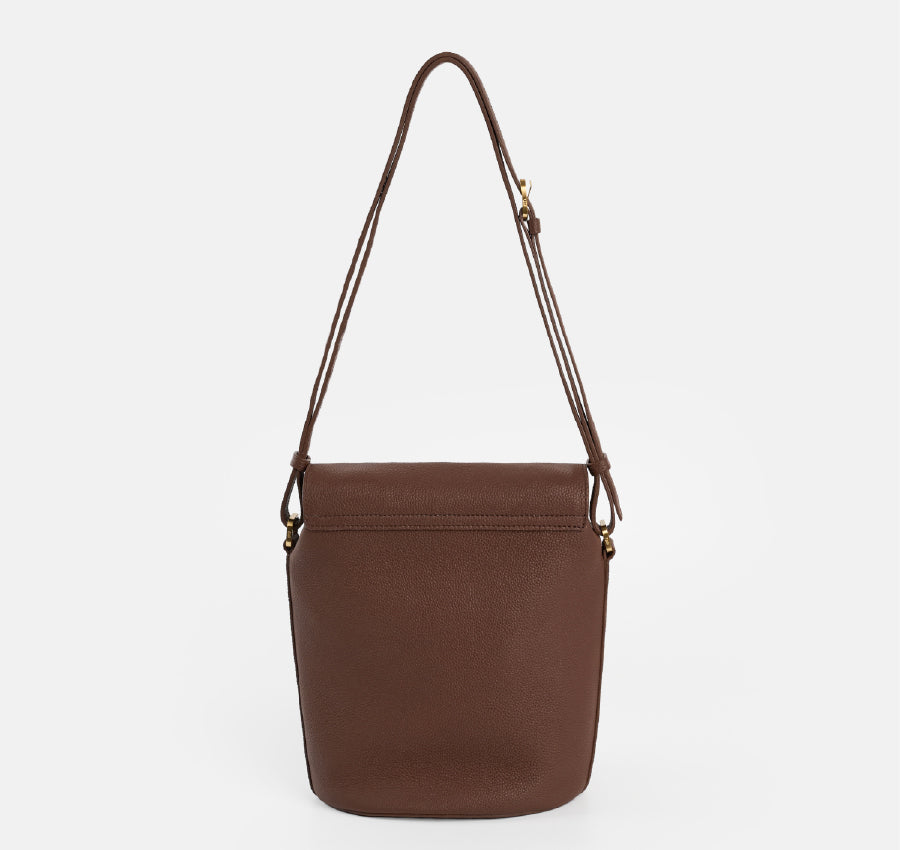 Borsa Journey S - Castagna (camoscio)