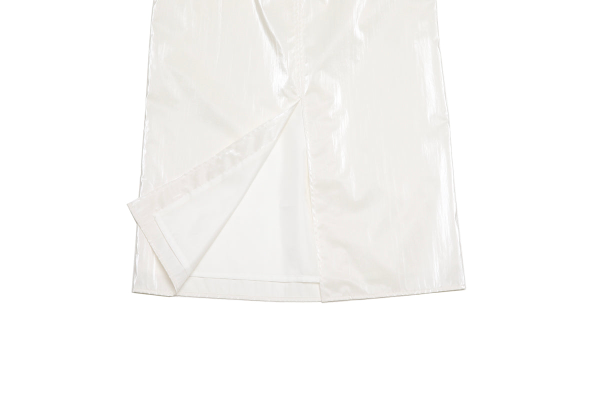 Eve Midi Skirt - Pearl