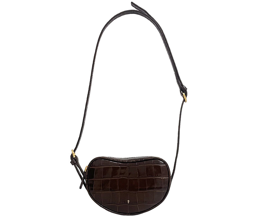 Mimi Bag - Choco (Croc Embossed)