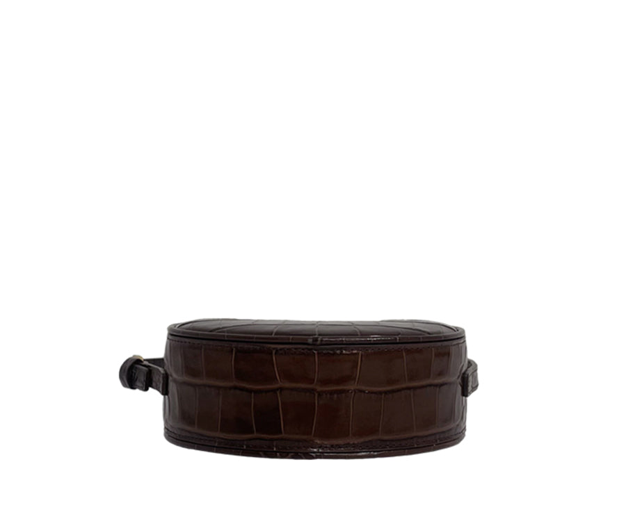 Mimi Bag - Choco (Croc Embossed)