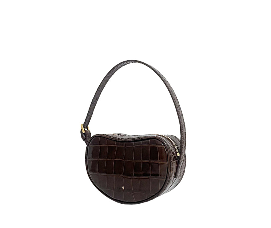 Mimi Bag - Choco (Croc Embossed)