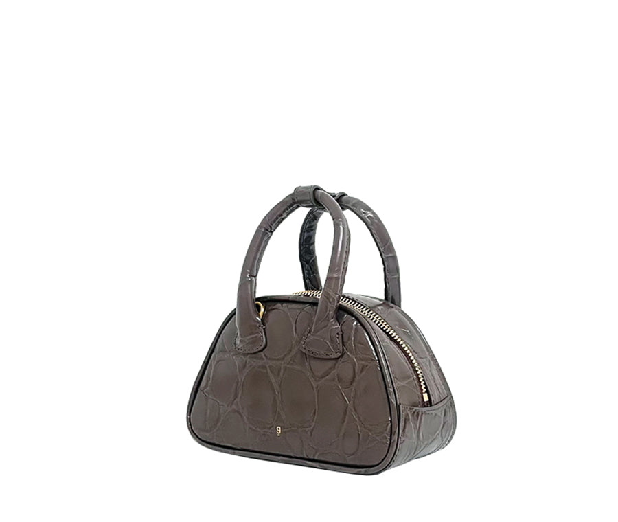 Barbie Bag - Less Brown (Croc Embossed)