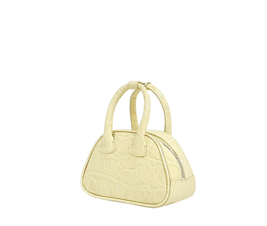 Barbie Bag - Lemonade (Croc Embossed)