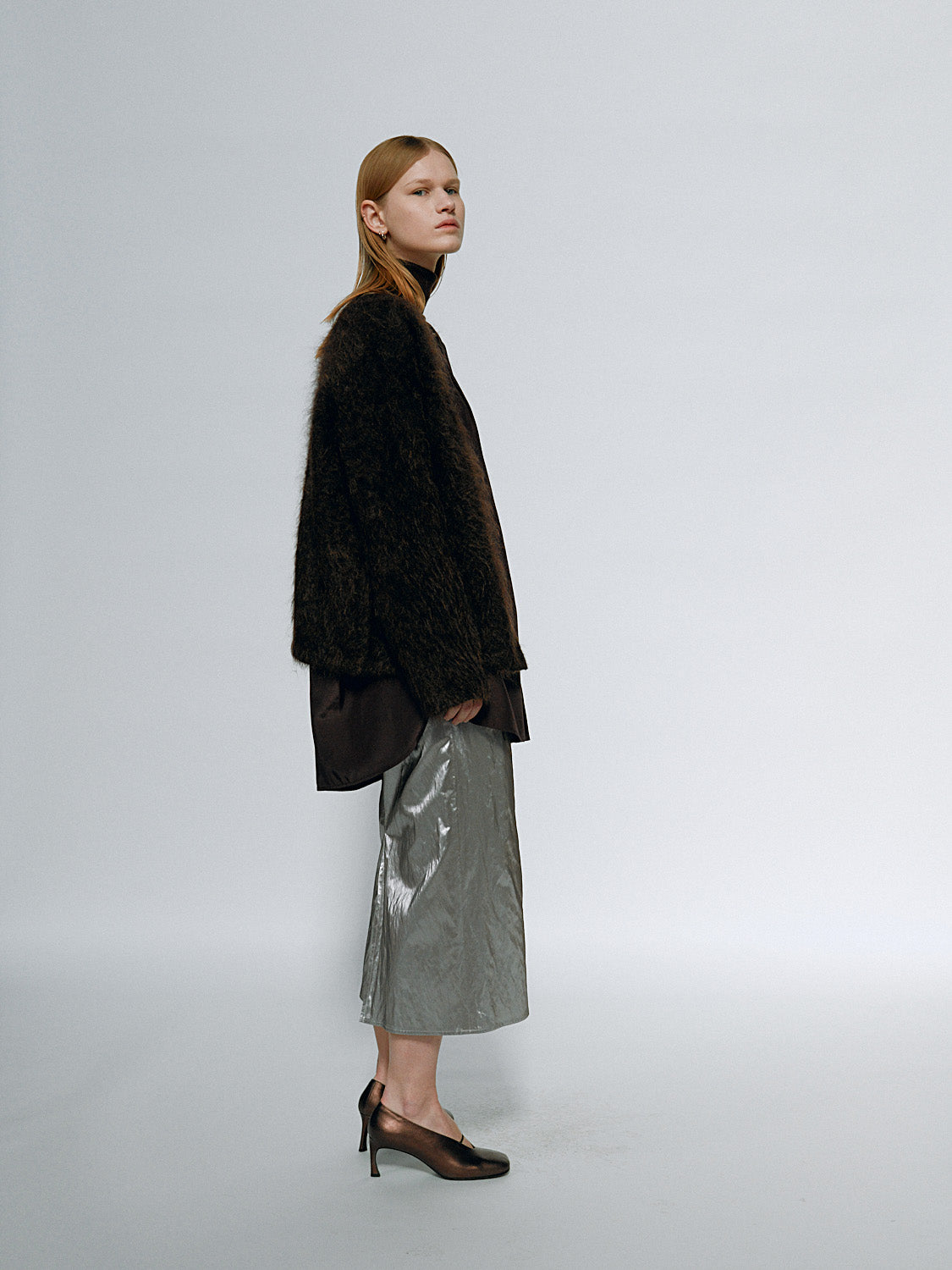Gabi Knit Cardigan - Umber