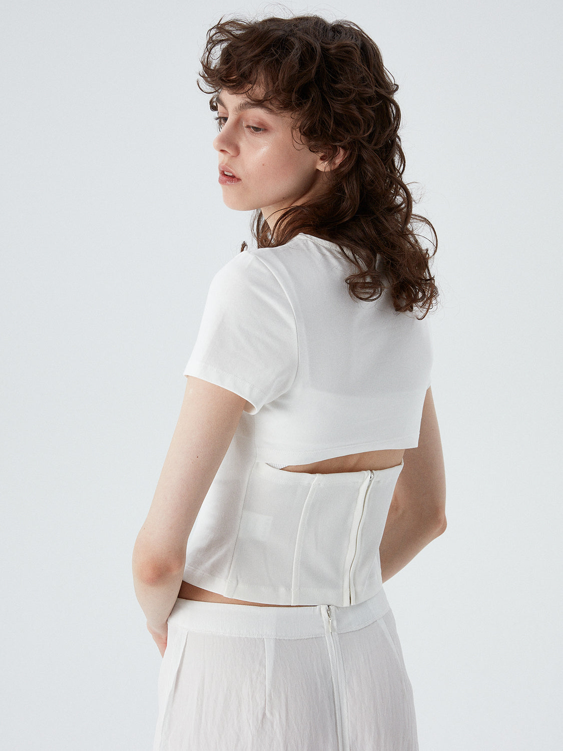 Fia Bustier Top - White