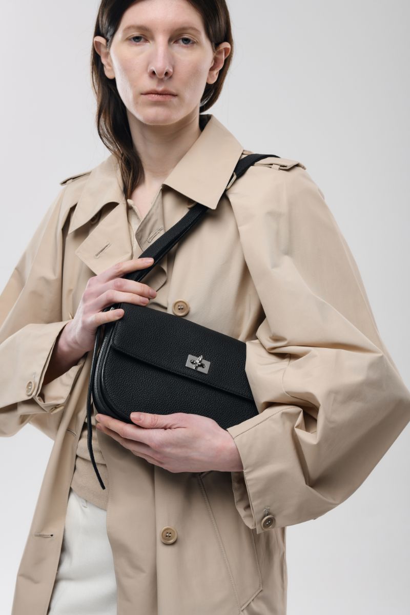 Journey S バッグ - チェスナット (スエード)