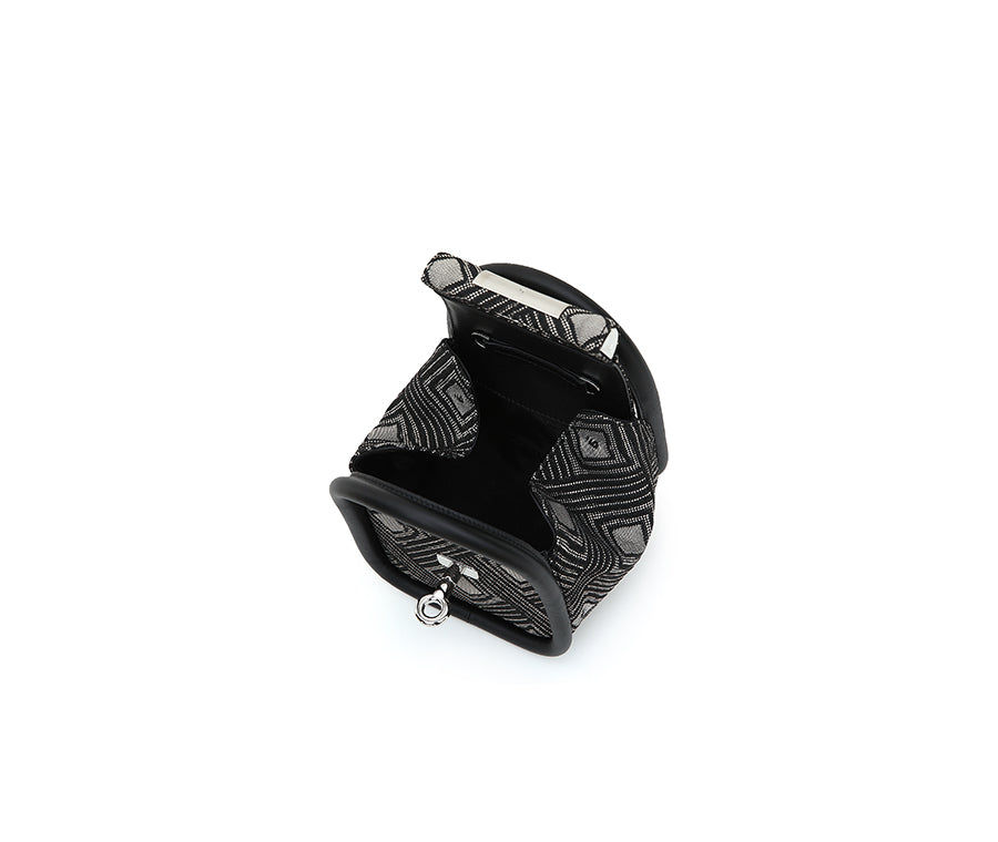 Mini Love Bag - Black (Jacquard)
