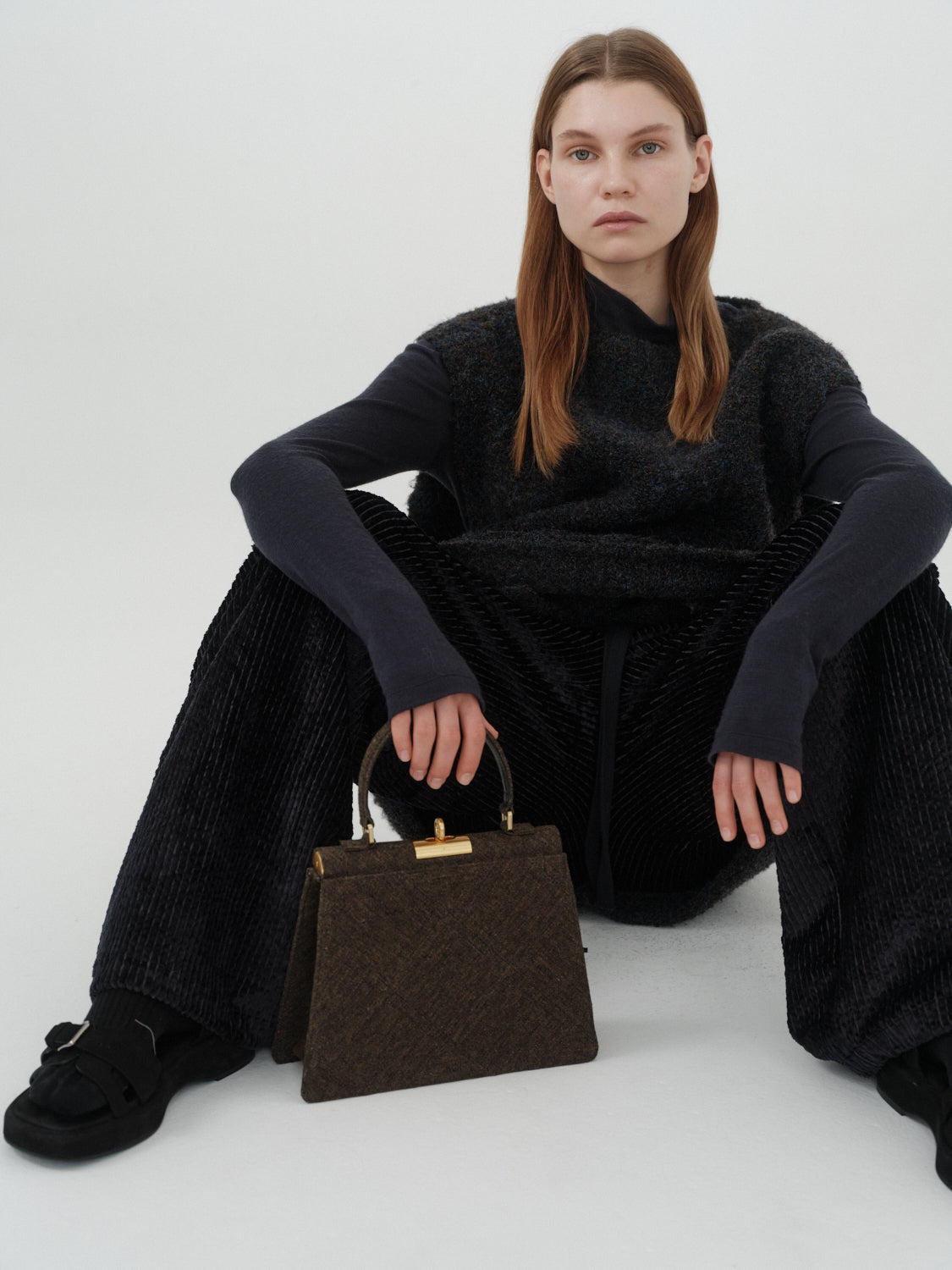 Rose Bag - Brown Grass