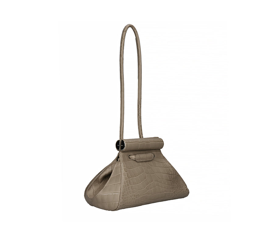 Any Bag - Beige (Croc Embossed)