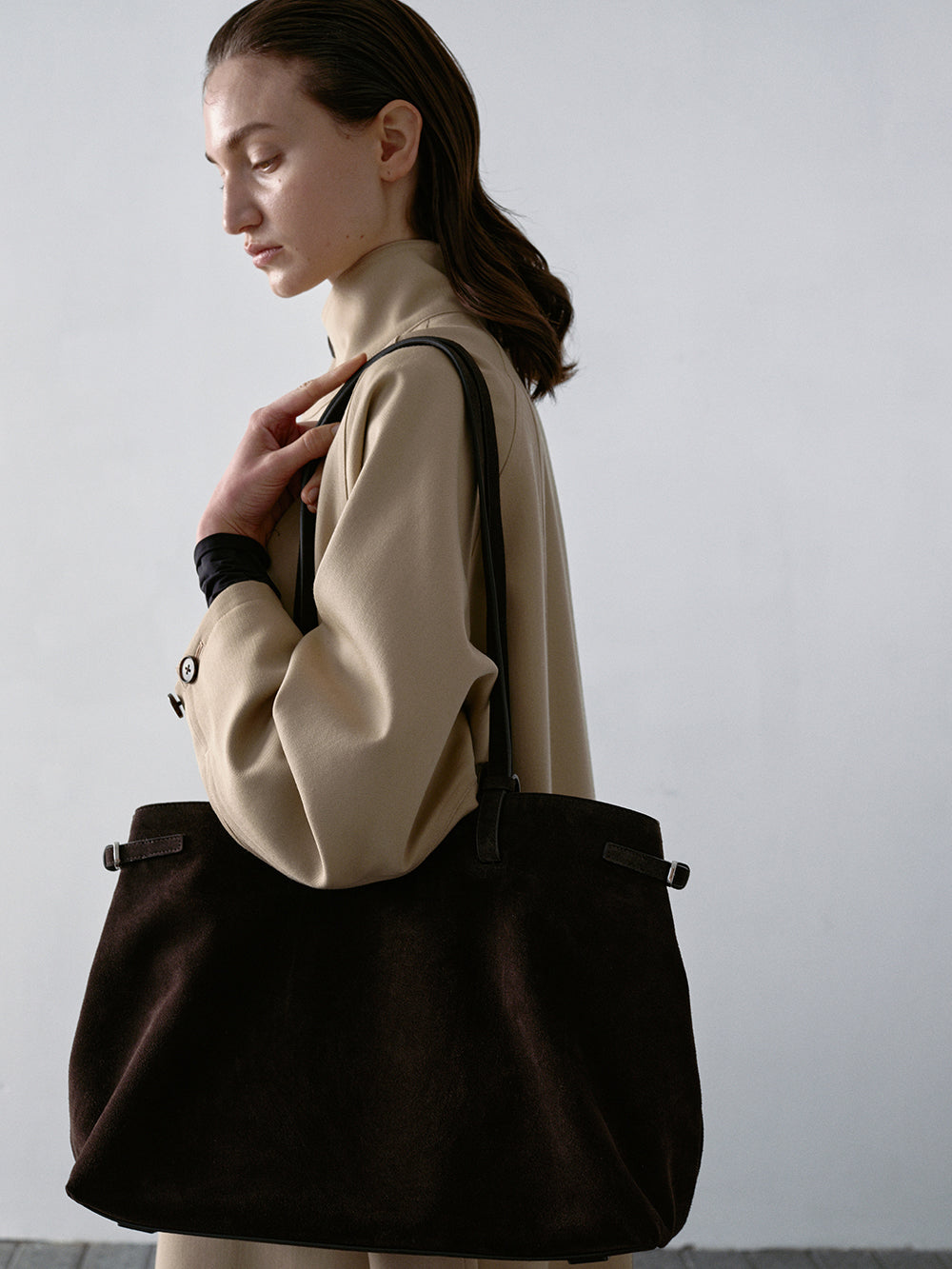 Jackey Bag - Espresso (Suede)