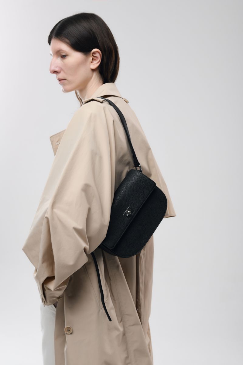 Journey S バッグ - チェスナット (スエード)