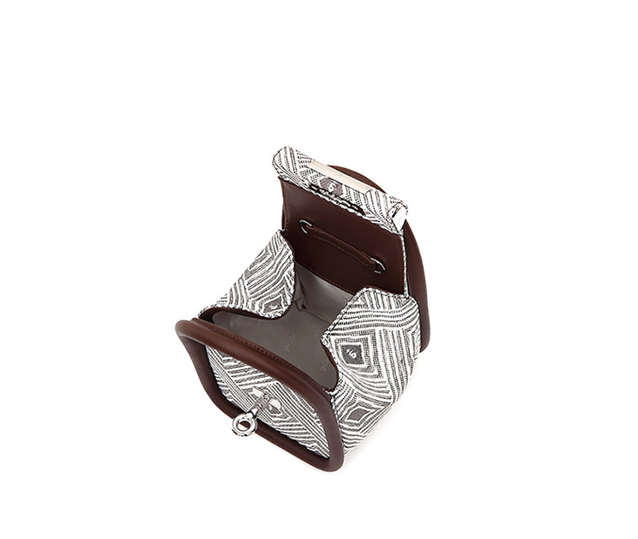 Mini Love Bag - Mocha (Jacquard)