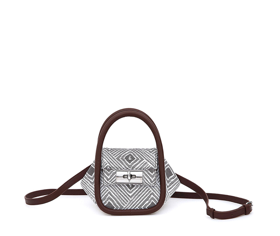 Mini Love Bag - Mocha (Jacquard)