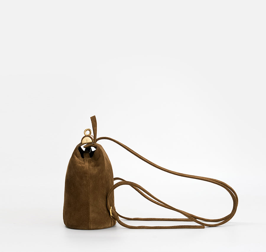 Mini Lowa Bag - Chestnut (Suede)