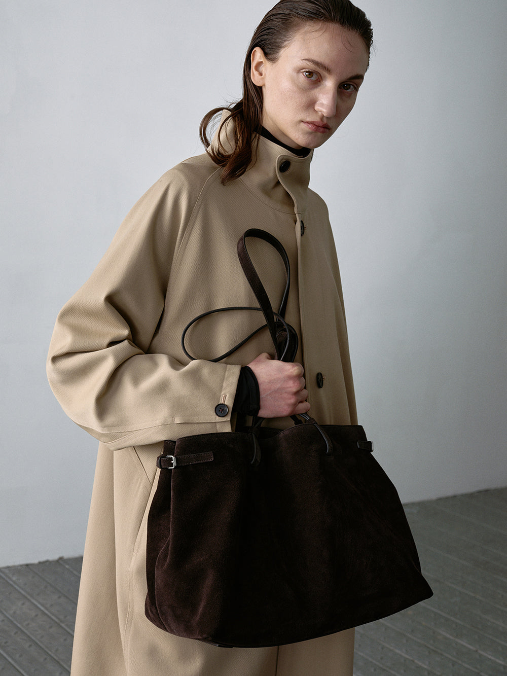 Jackey Bag - Espresso (Suede)