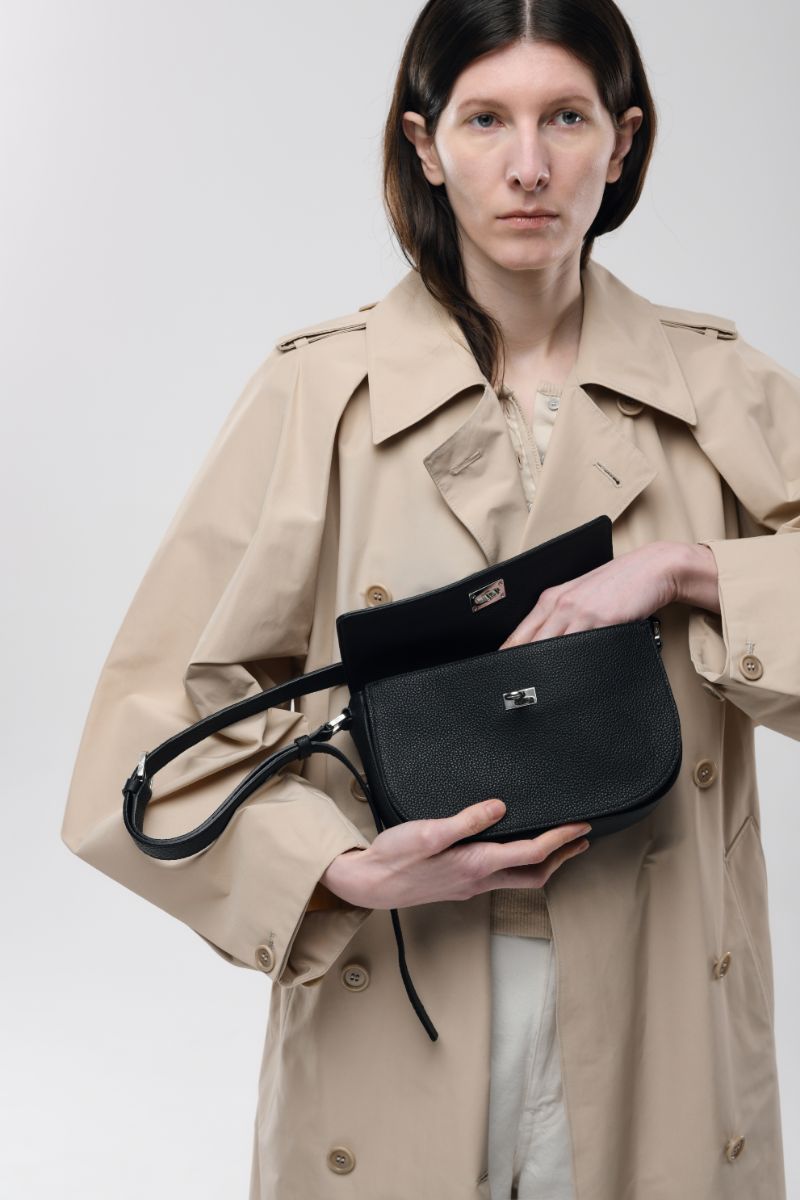 Journey S バッグ - チェスナット (スエード)