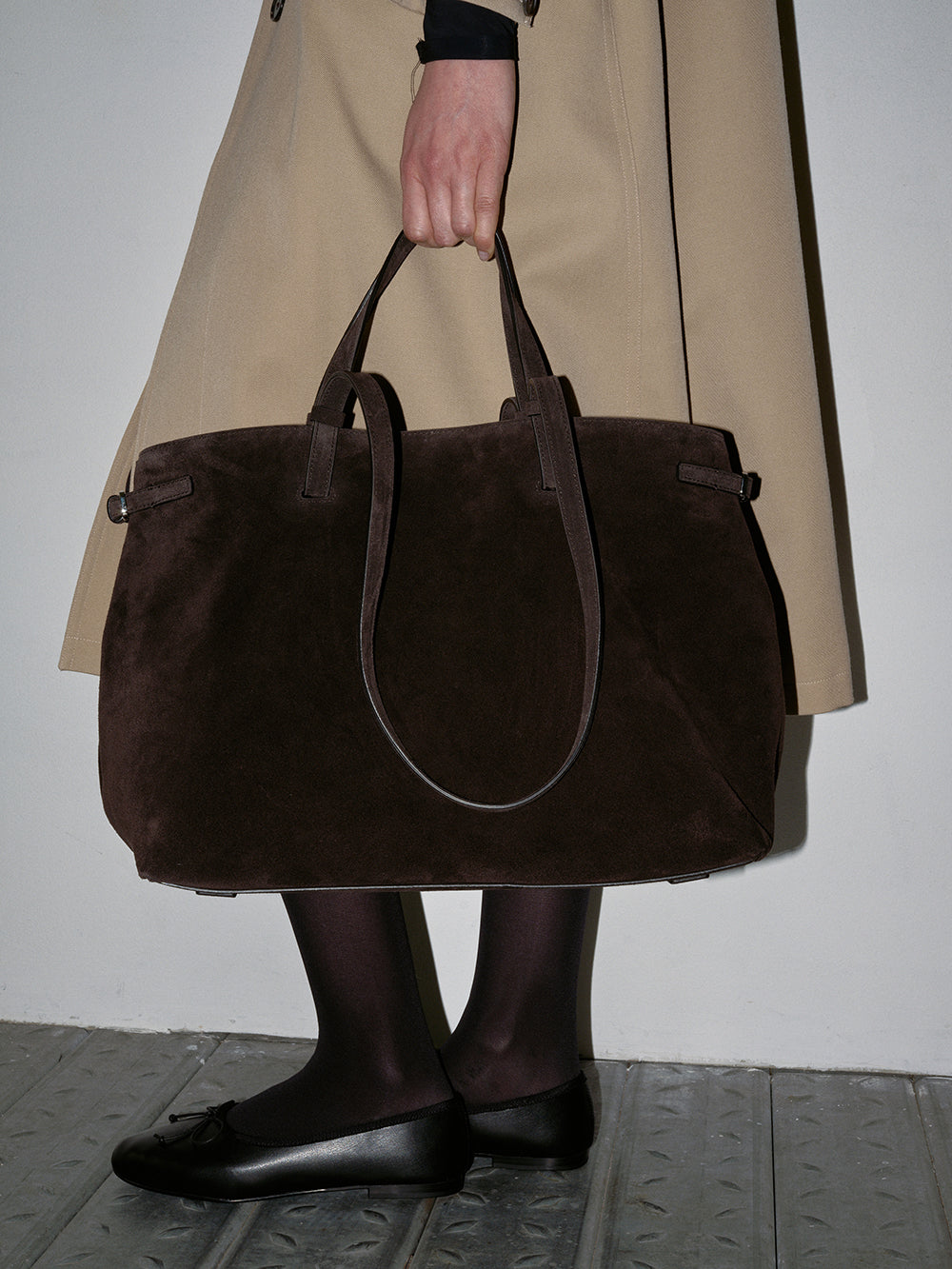 Jackey Bag - Espresso (Suede)