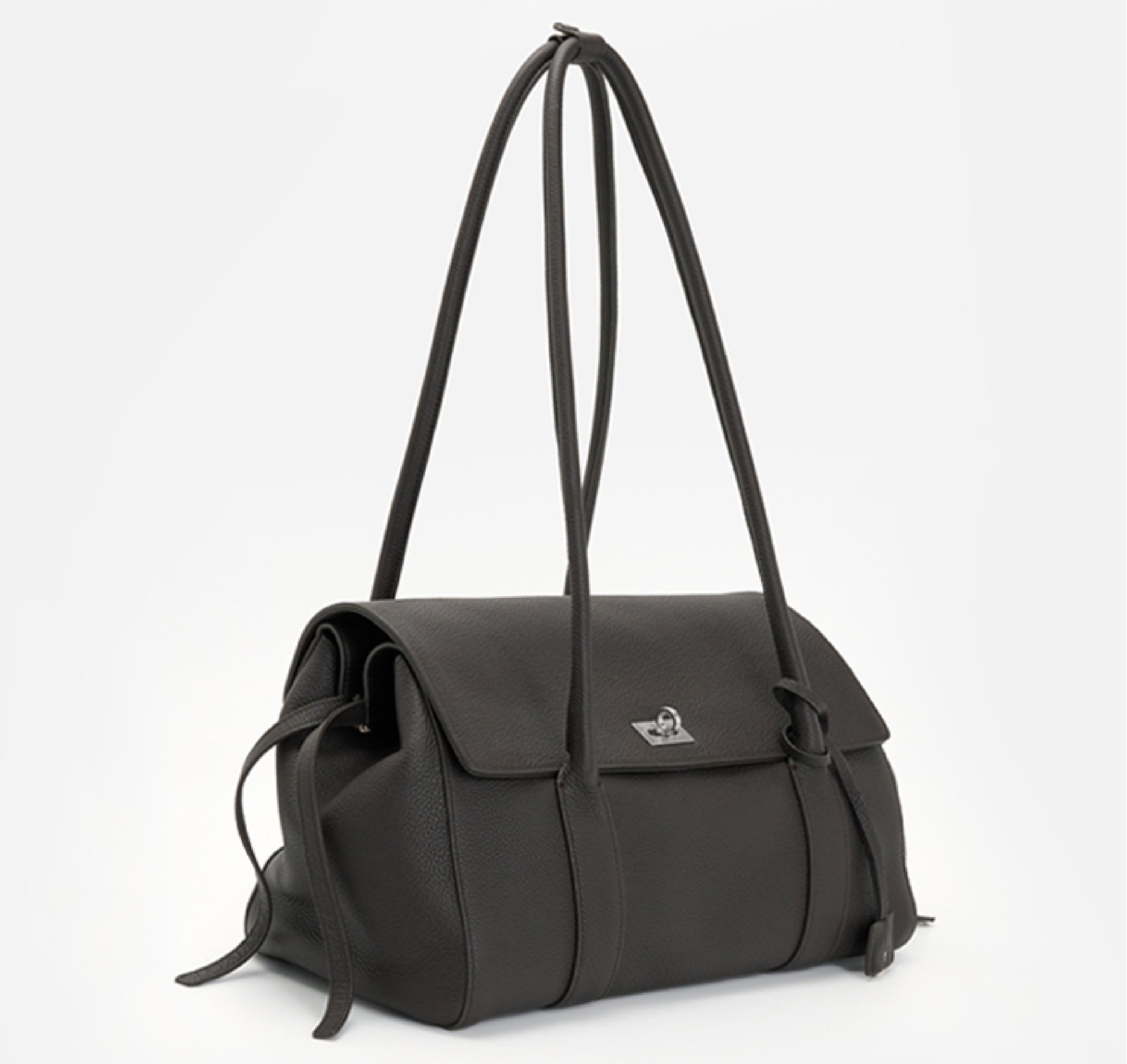 Journey Bag - Dark Brown (Silver Tone H/W)