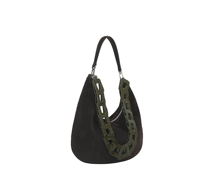 Carina Bag - Espresso (Suede)
