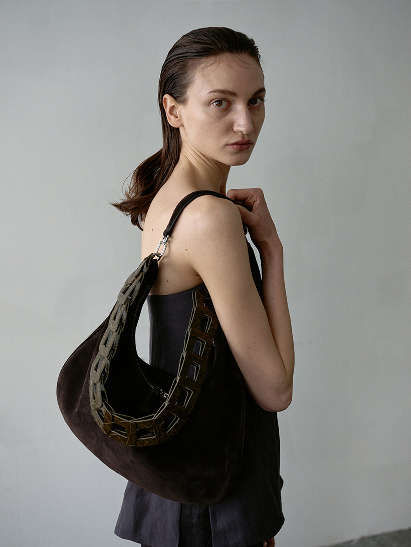 Carina Bag - Espresso (Suede)