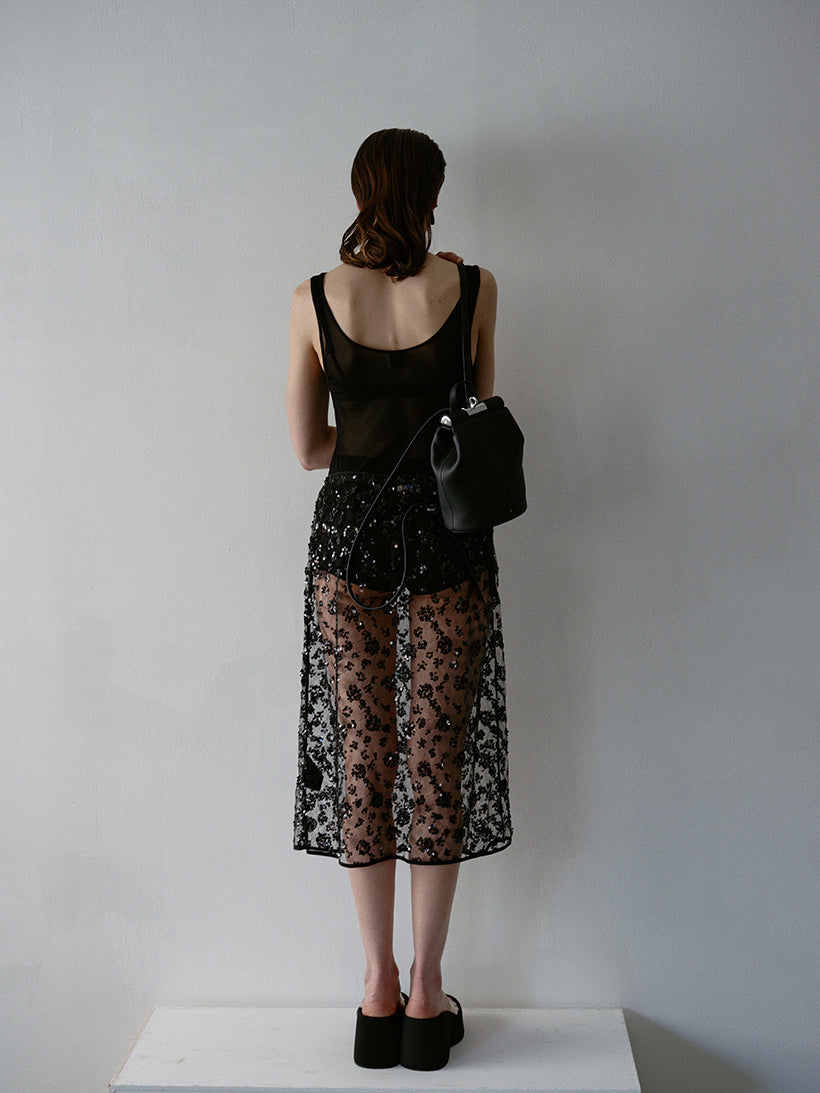 Mini Lowa Bag - Black (Silver Tone H/W)