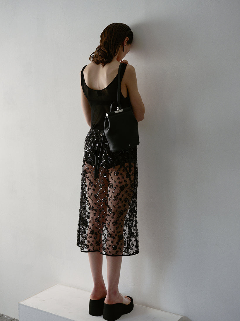 Mini Lowa Bag - Black (Silver Tone H/W)