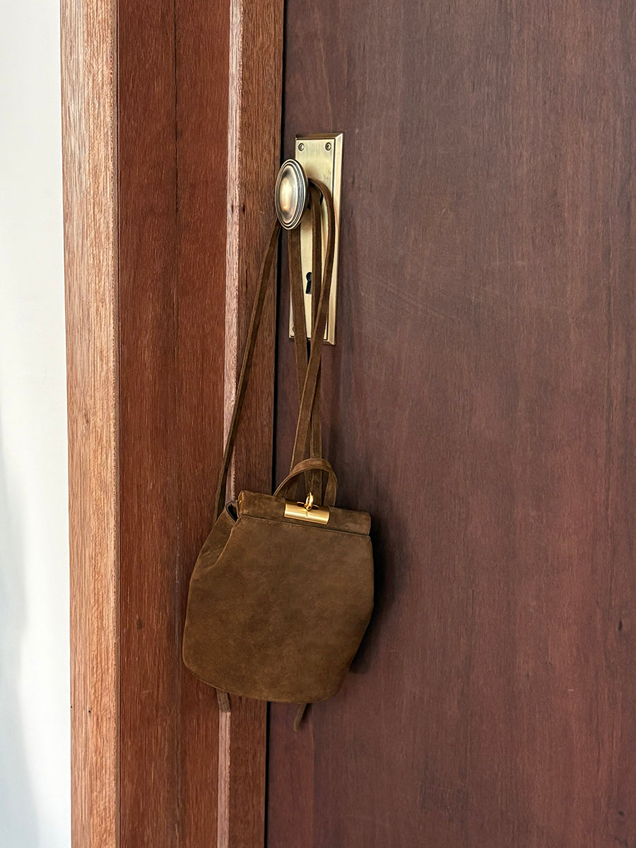 Mini Lowa Bag - Chestnut (Suede)