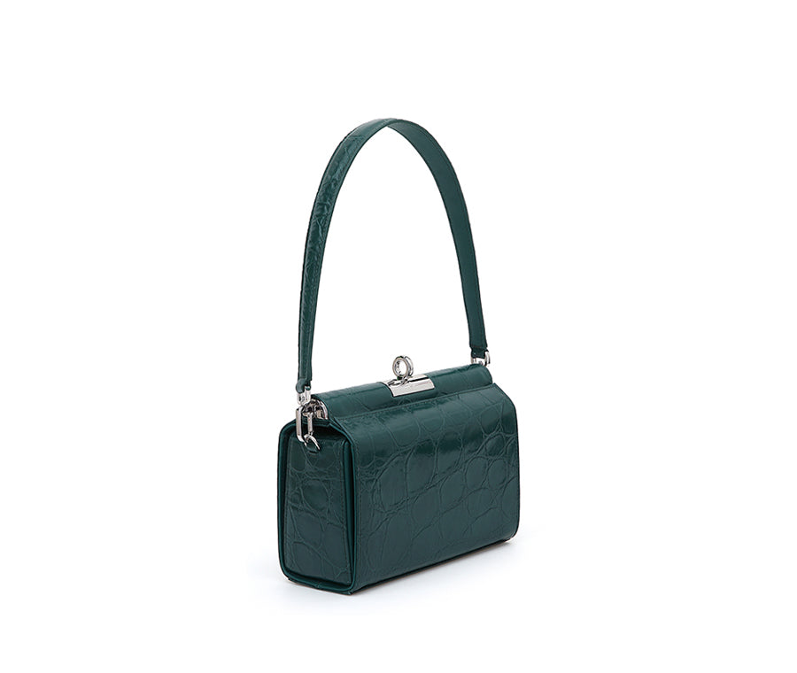 Gemma Bag - Ivy (Croc Embossed)