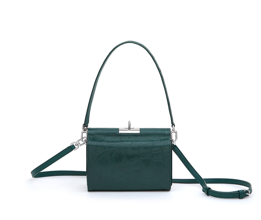 Gemma Bag - Ivy (Croc Embossed)