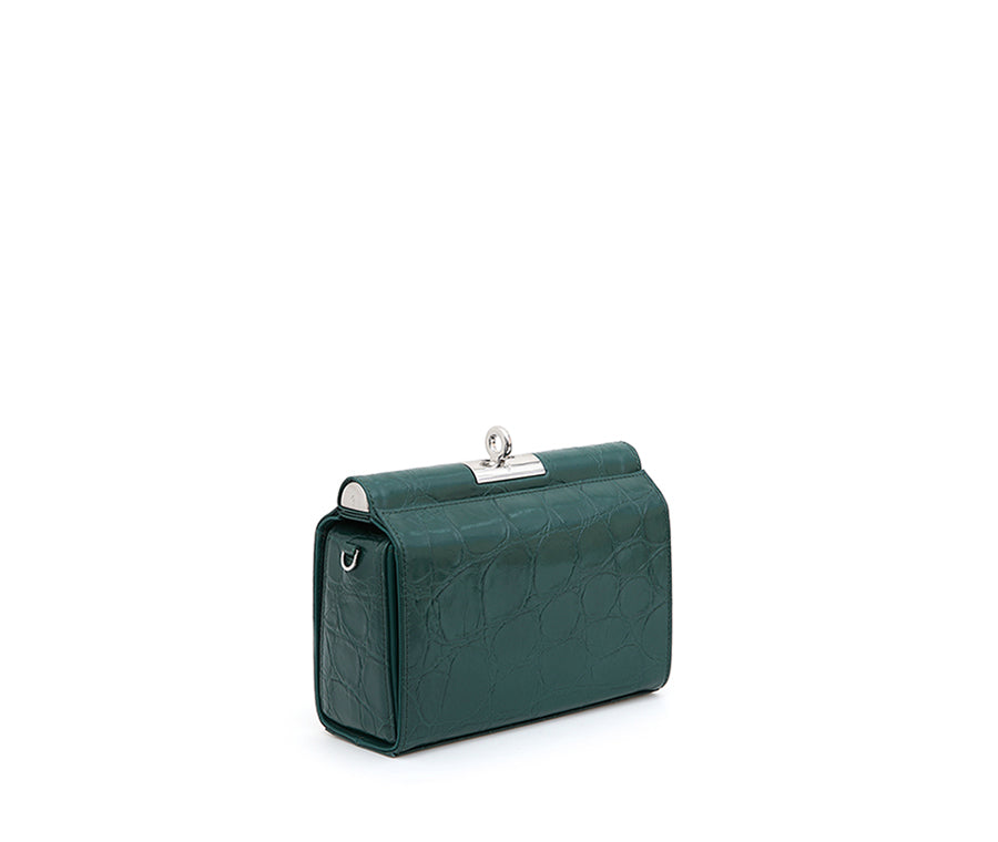 Gemma Bag - Ivy (Croc Embossed)