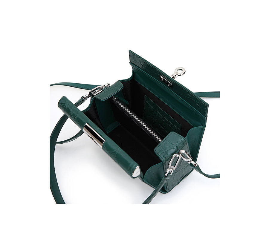 Gemma Bag - Ivy (Croc Embossed)