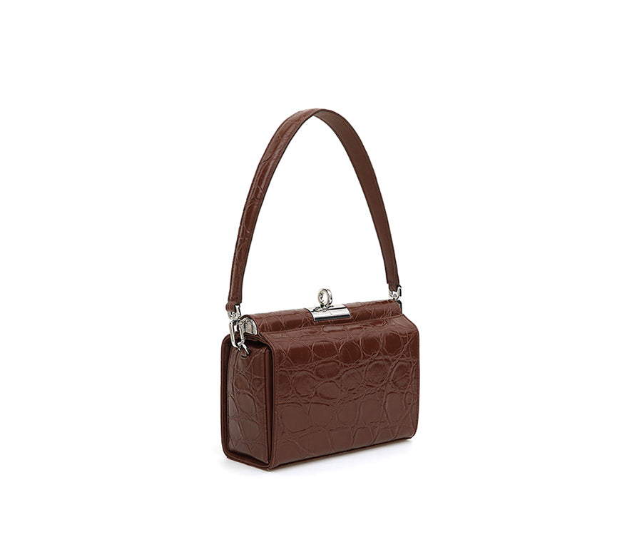 Gemma Bag - Java (Croc Embossed)