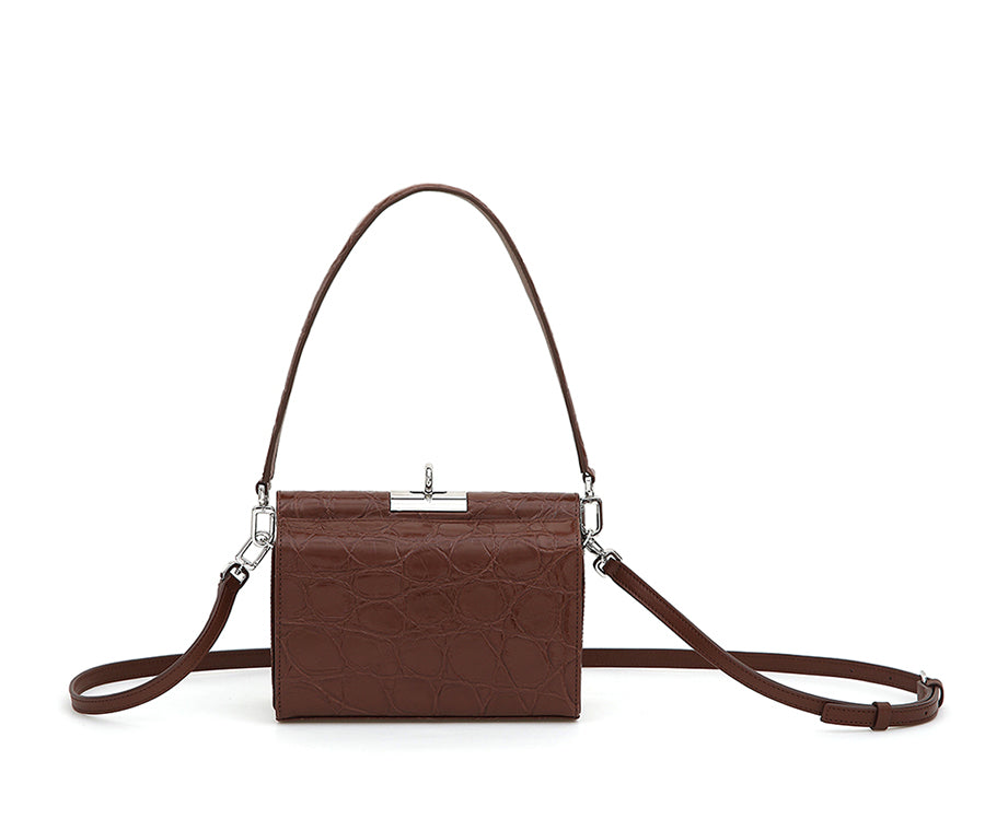 Gemma Bag - Java (Croc Embossed)