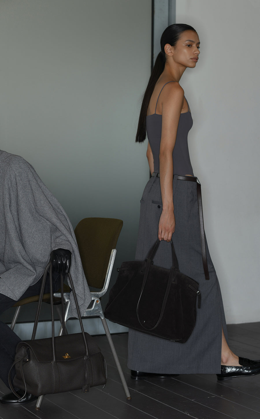 Jackey Bag - Espresso (Suede)