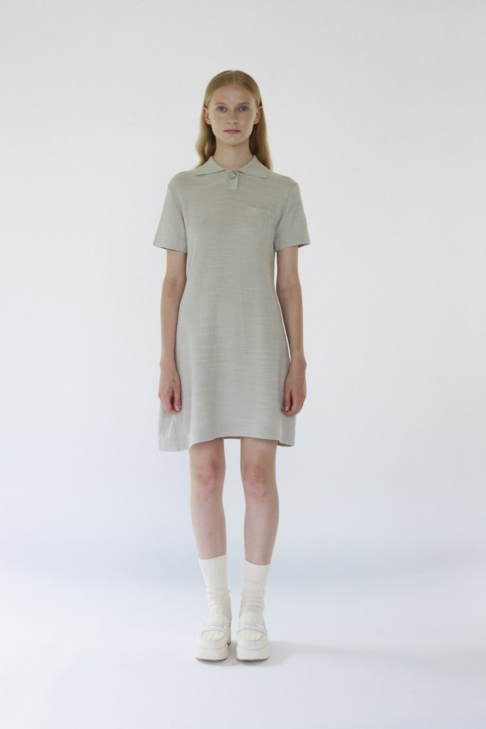 Emily Knit Mini Dress - Jade