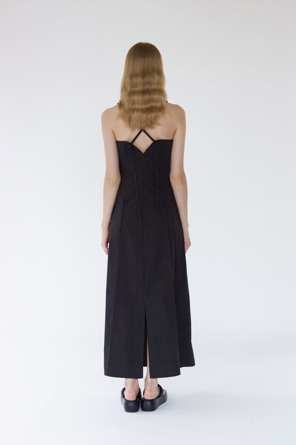 Chole String Maxi Dress - Black