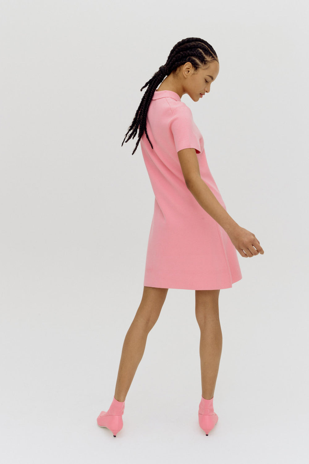 Emily Sorbet Pink Knit Dress