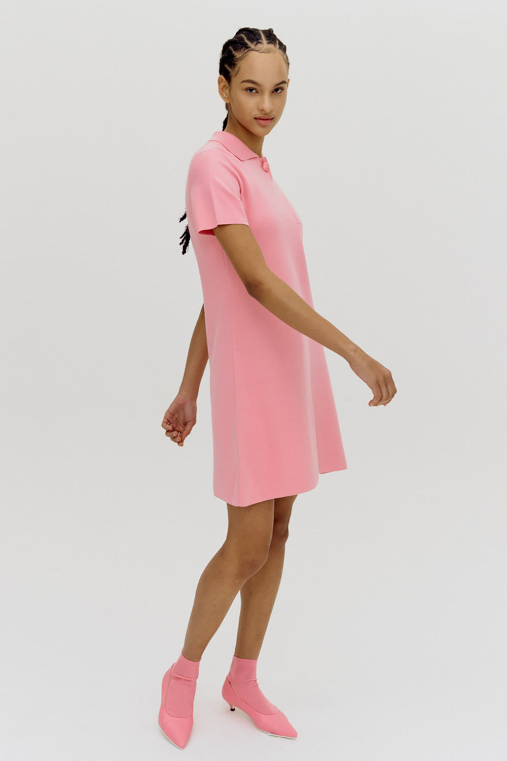 Emily Sorbet Pink Knit Dress
