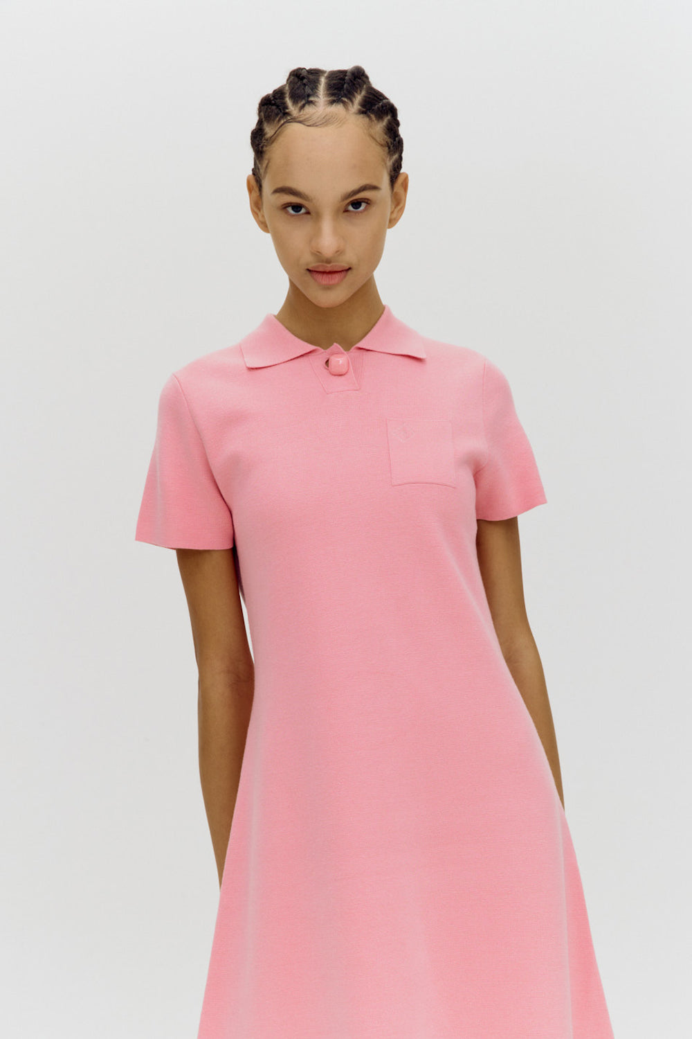 Emily Sorbet Pink Knit Dress